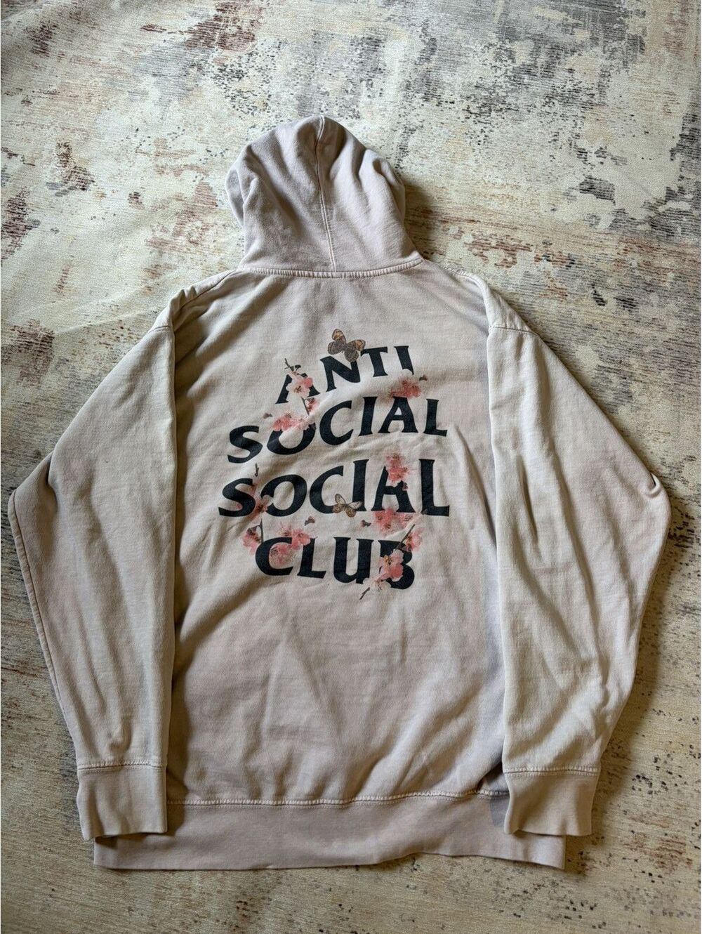 Anti social social club flower tee